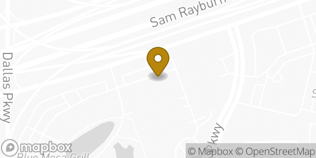 Map showing the location of National Car Rental in Plano, TX 75024