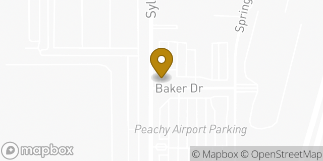 Map showing the location of Enterprise Rent-A-Car in Hapeville, GA 30354