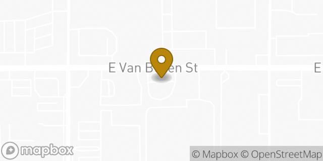 Map showing the location of Budget Truck Rental in Avondale, AZ 85323