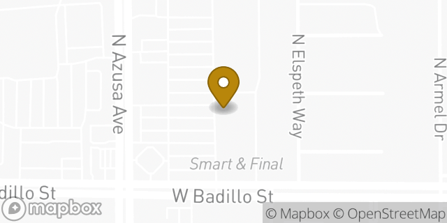 Map showing the location of CVS Pharmacy in Covina, CA 91722
