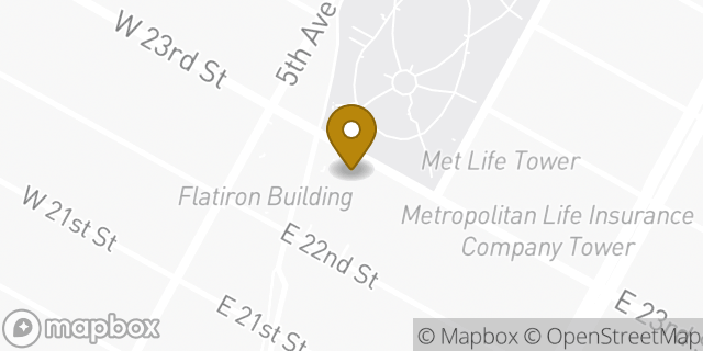 Map showing the location of LensCrafters in New York, NY 10010