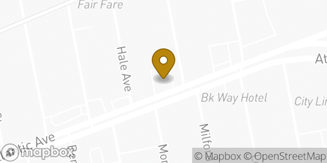 Map showing the location of McDonald's in Brooklyn, NY 11208