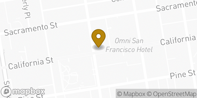 Map showing the location of Starbucks in San Francisco, CA 94104