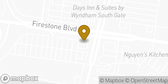 Map showing the location of McDonald's in South Gate, CA 90280