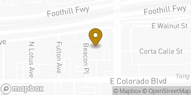 Map showing the location of Sprouts in Pasadena, CA 91107