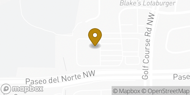 Map showing the location of Walmart Neighborhood Market in Albuquerque, NM 87114