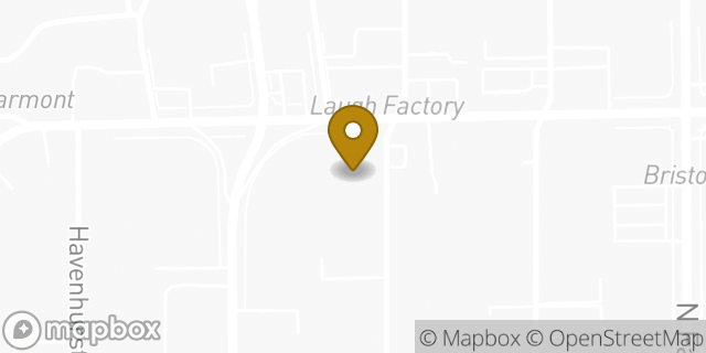 Map showing the location of Amazon Locker - Colt in Los Angeles, CA 90046