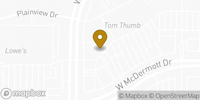 Map showing the location of The UPS Store in Allen, TX 75013