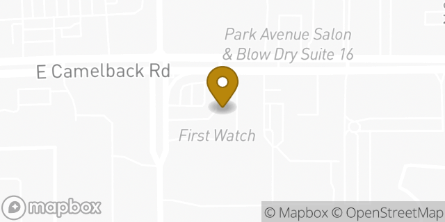 Map showing the location of The UPS Store in Phoenix, AZ 85018