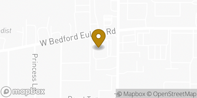 Map showing the location of ATM CVS in Hurst, TX