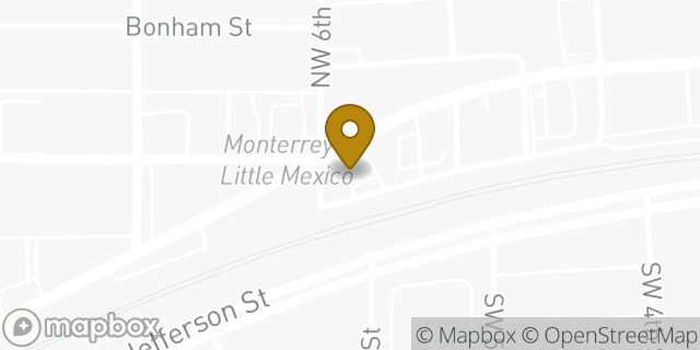 Map showing the location of Amazon Locker - Prosecution in Grand Prairie, TX 75050