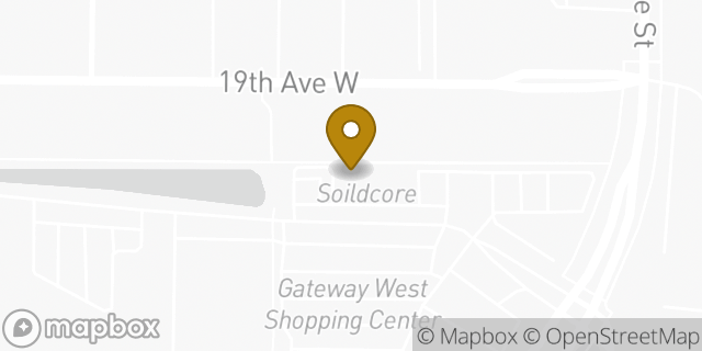 Map showing the location of Subway in West Fargo, ND 58078