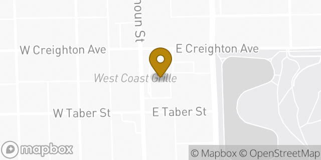 Map showing the location of Walgreens in Fort Wayne, IN 46803
