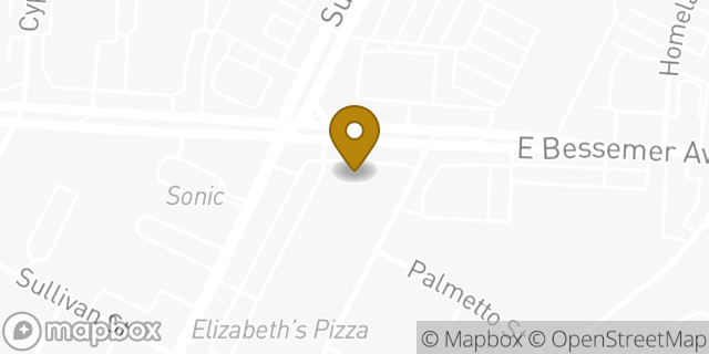Map showing the location of Foot Locker in Greensboro, NC 27405