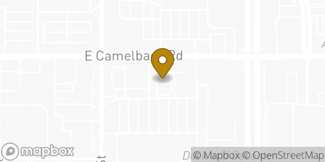 Map showing the location of McDonald's in Phoenix, AZ 85016