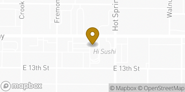 Map showing the location of McDonald's in Cheyenne, WY 82001