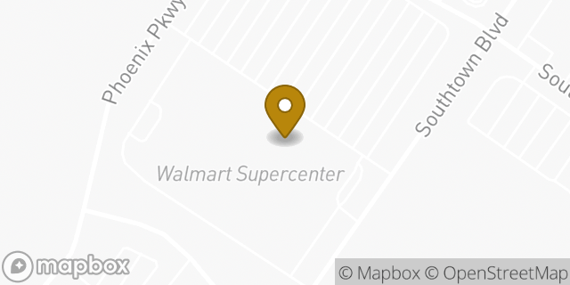 Map showing the location of Walmart in Fort Wayne, IN 46816