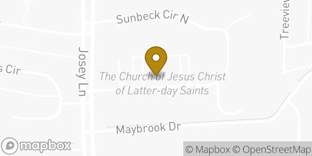 Map showing the location of The Church of Jesus Christ of Latter-day Saints in Farmers Branch, TX 75234
