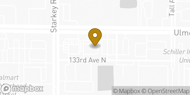 Map showing the location of Starbucks in Largo, FL 33771