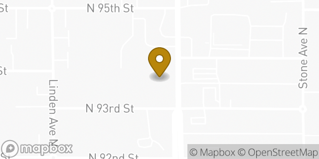Map showing the location of SecureSpace Self Storage Seattle Greenwood in Seattle, WA 98103