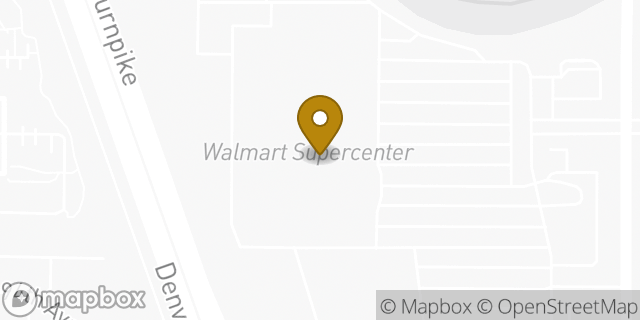Map showing the location of Walmart in Westminster, CO 80031