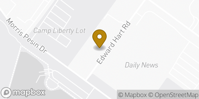Map showing the location of Budget Truck Rental in Jersey City, NJ 07305