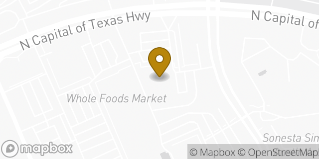 Map showing the location of REI in Austin, TX 78759