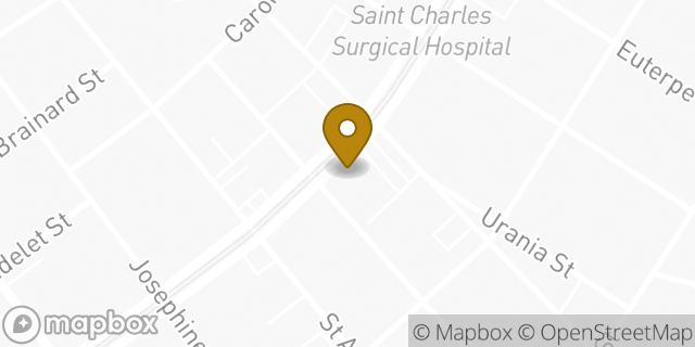 Map showing the location of Regions Bank ATM in New Orleans, LA 70130