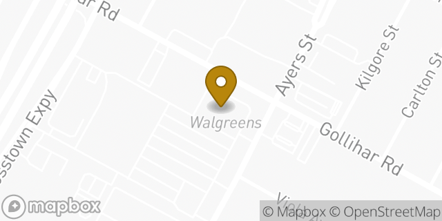 Map showing the location of ATM Walgreens in Corpus Christi, TX 78416