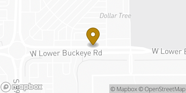 Map showing the location of ATM Target in Tolleson, AZ