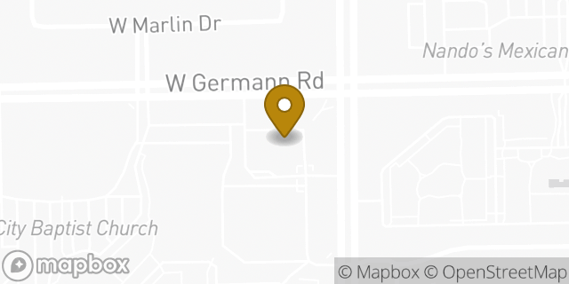 Map showing the location of CVS Pharmacy in Chandler, AZ 85286