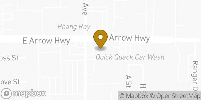 Map showing the location of Starbucks in Covina, CA 91722