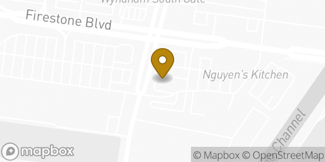 Map showing the location of Panera Bread in South Gate, CA 90280