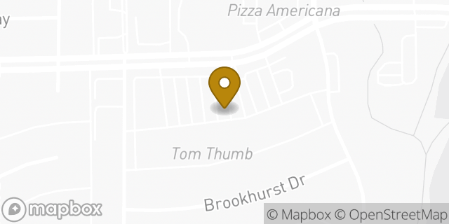 Map showing the location of Papa Johns Pizza in Richardson, TX 75080