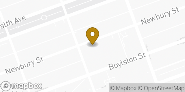 Map showing the location of Athleta in Boston, MA 02116