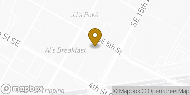 Map showing the location of Subway in Minneapolis, MN 55414