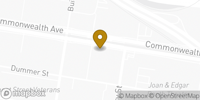 Map showing the location of Chipotle Mexican Grill in Brookline, MA 02215