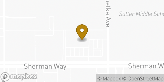 Map showing the location of Amazon Locker - Combination in Winnetka, CA 91306