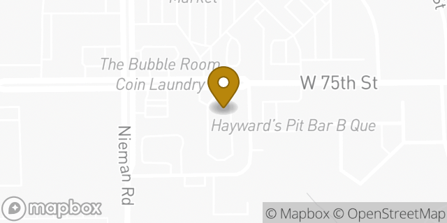 Map showing the location of McDonald's in Shawnee, KS 66214