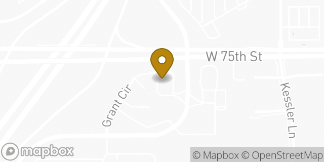 Map showing the location of McDonald's in Overland Park, KS 66204
