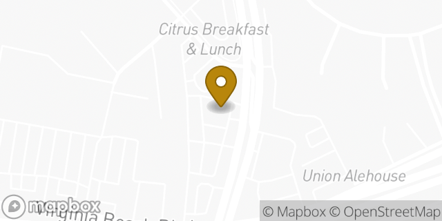 Map showing the location of 7-Eleven in Virginia Beach, VA 23454