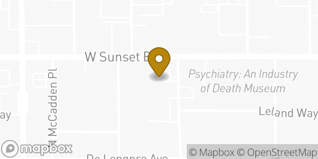 Map showing the location of ATM 7ELEVEN-FCTI in Los Angeles, CA 90028