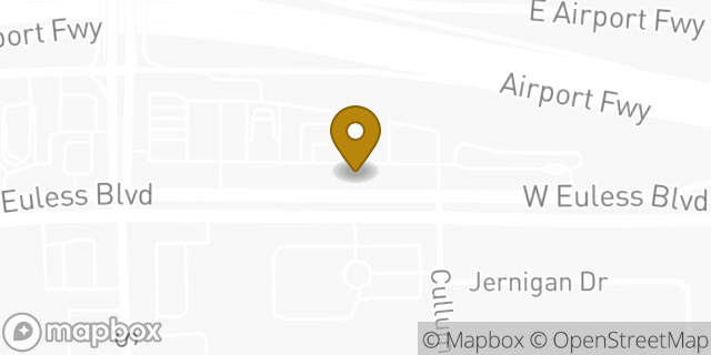Map showing the location of Twoless in Euless, TX 76040
