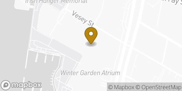 Map showing the location of J.Crew in New York, NY 10281