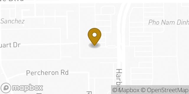 Map showing the location of Chuck E. Cheese in Garden Grove, CA 92843