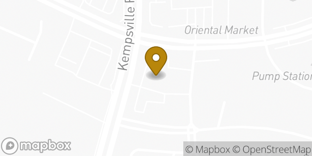 Map showing the location of Amazon Locker - Sasquatch in Chesapeake, VA 23320