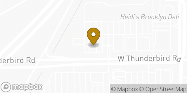 Map showing the location of McDonald's in Peoria, AZ 85381