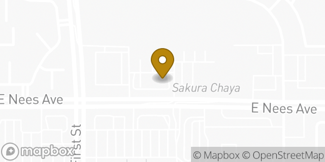 Map showing the location of Buffalo Wild Wings in Fresno, CA 93720