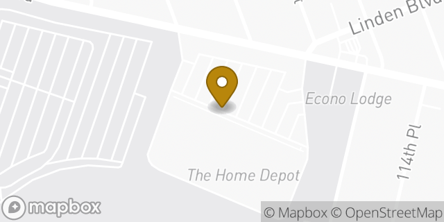 Map showing the location of The Home Depot in South Ozone Park, NY 11420