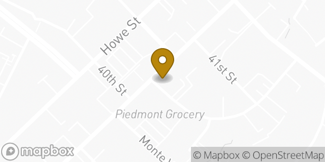 Map showing the location of Peet's Coffee in Oakland, CA 94611